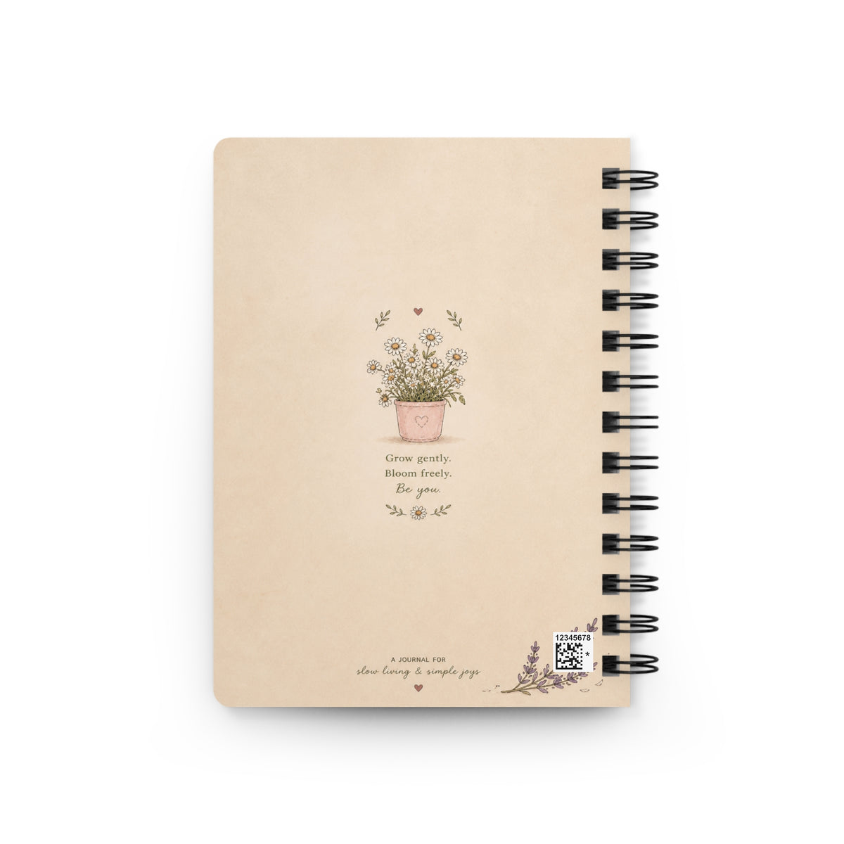 Cozy Garden Journal — Spiral Notebook for Plant Lovers & Daily Gardening Notes