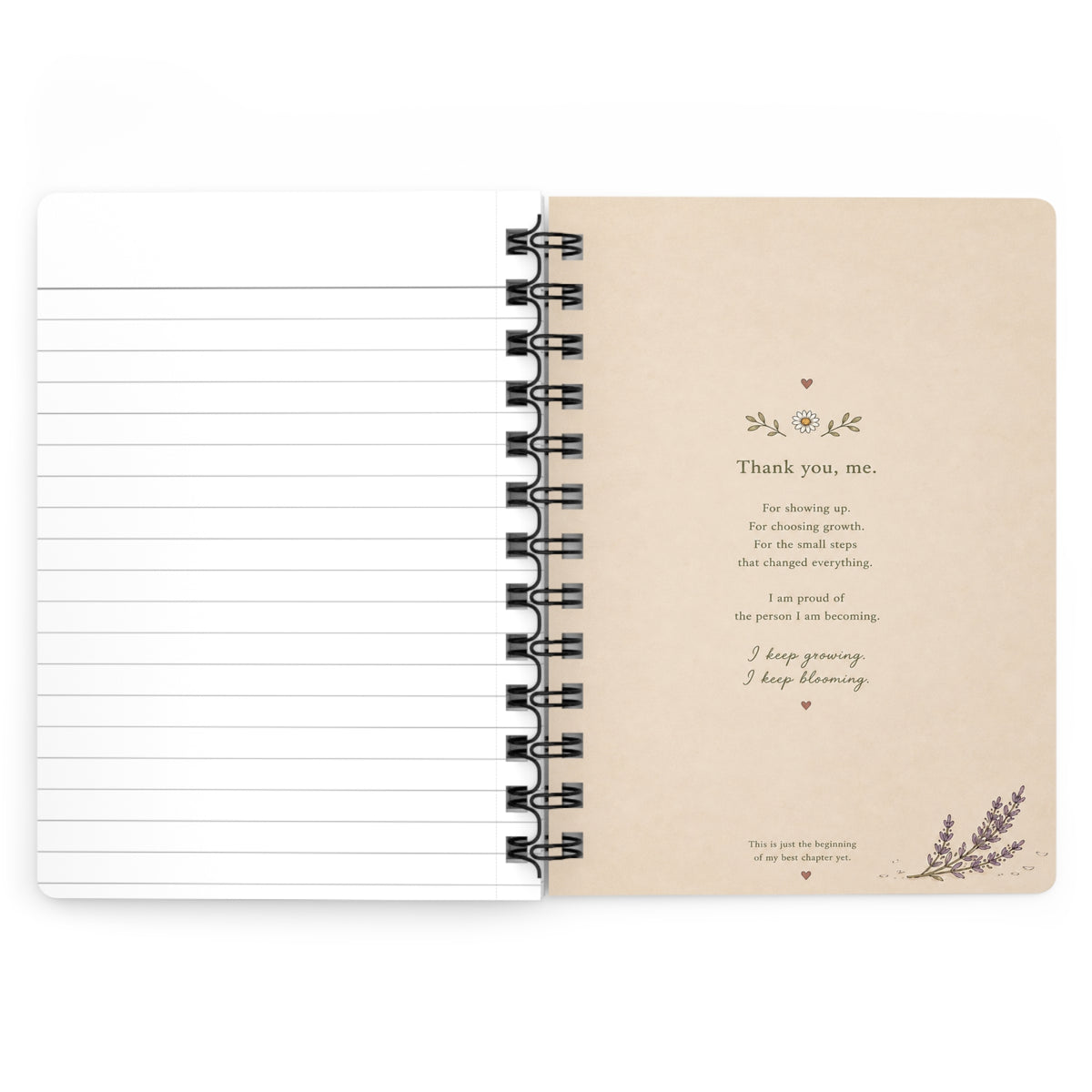 Cozy Garden Journal — Spiral Notebook for Plant Lovers & Daily Gardening Notes