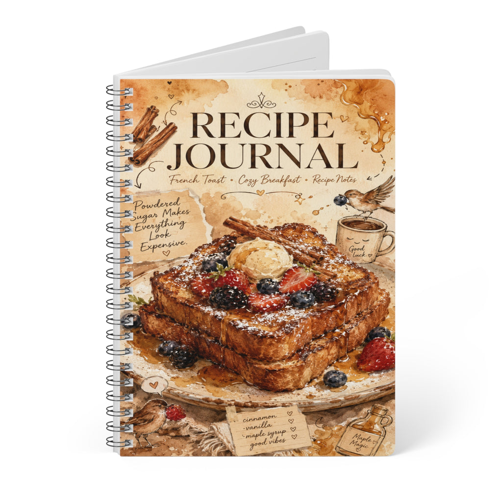Recipe Journal Notebook | Wirobound Softcover A5