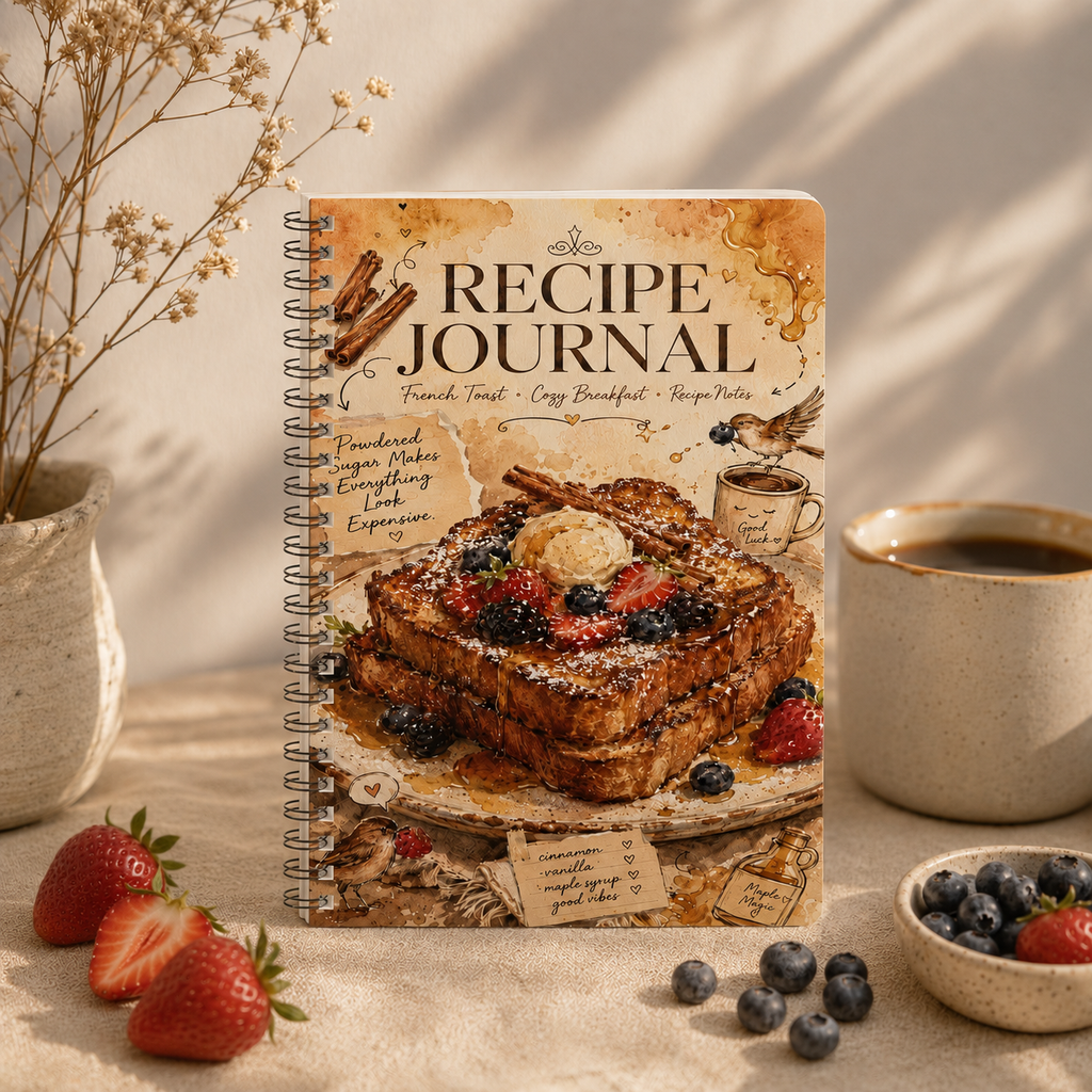 Recipe Journal Notebook | Wirobound Softcover A5
