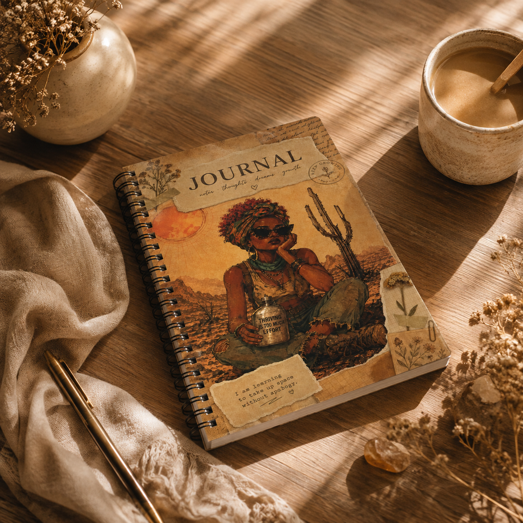 Desert Muse Journal — Wirobound A5 Softcover Notebook
