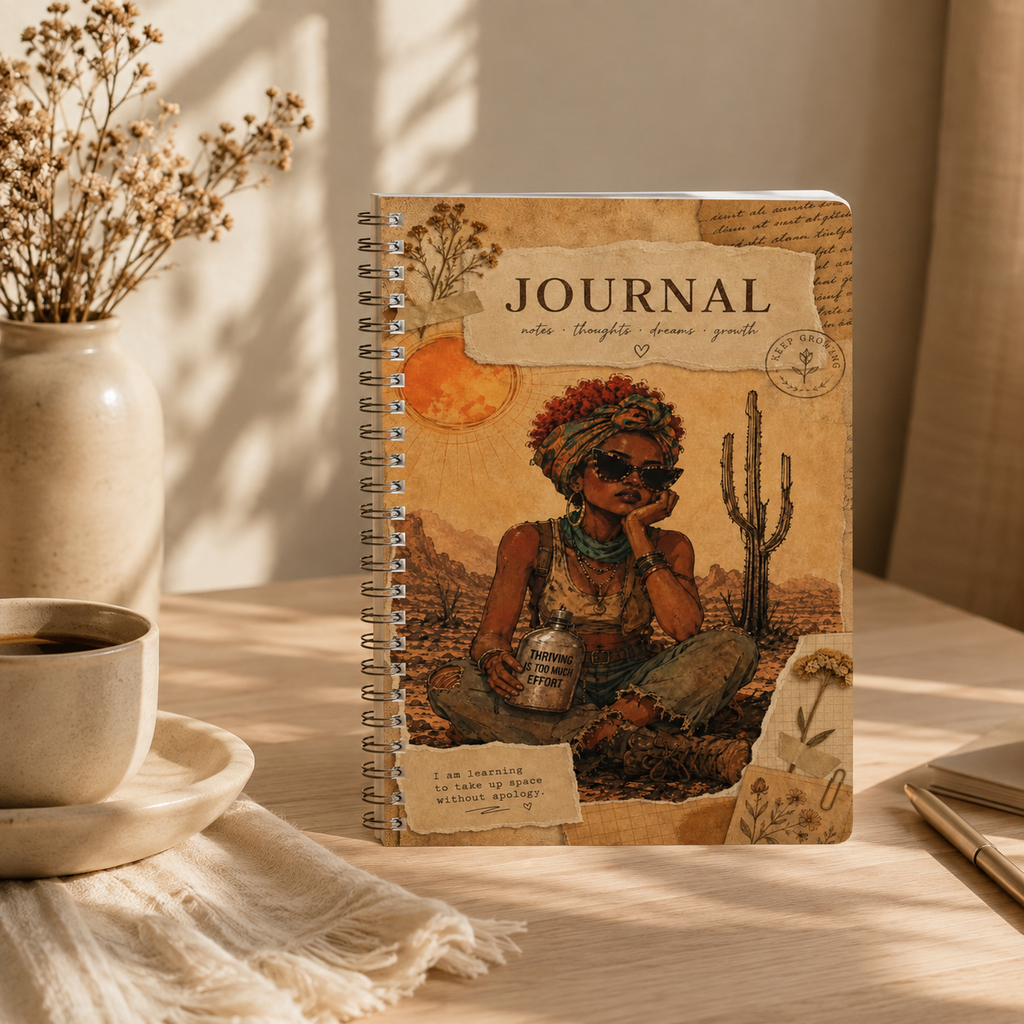 Desert Muse Journal — Wirobound A5 Softcover Notebook