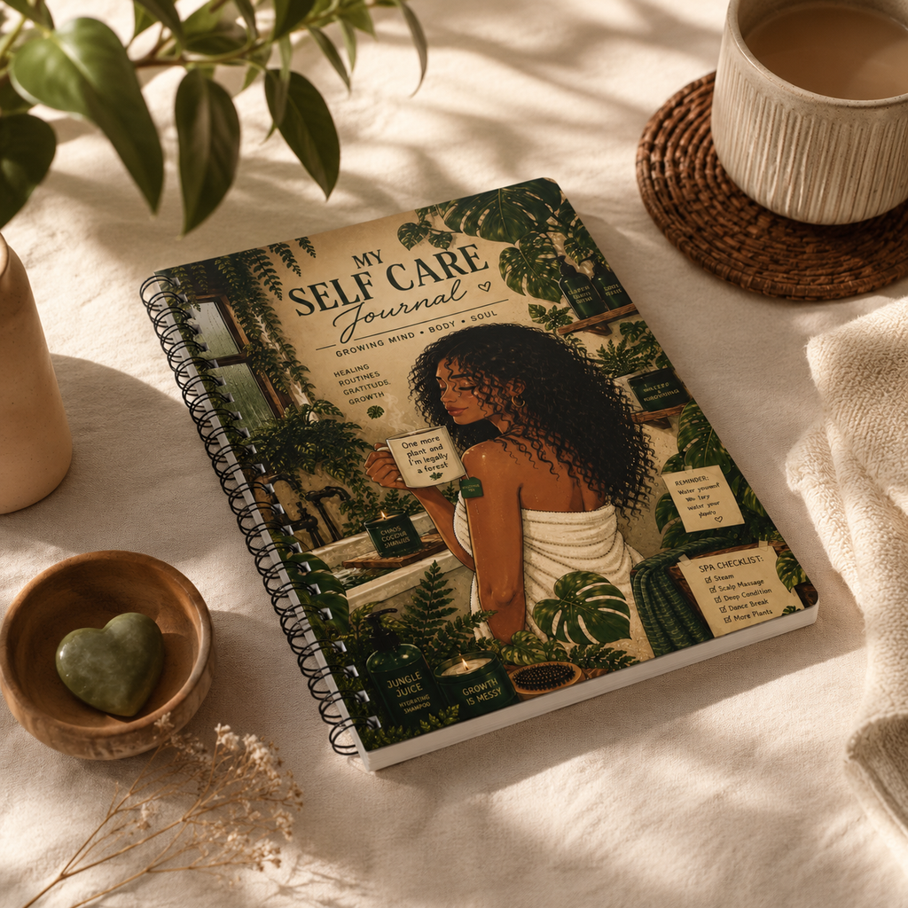 My Self Care Journal — A5 Wirobound Softcover Notebook