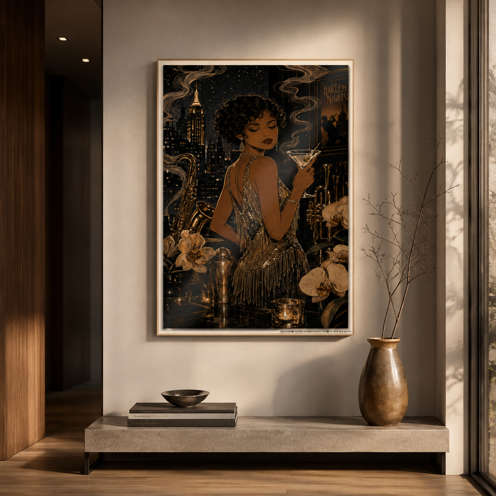 Art Deco Cocktail Poster