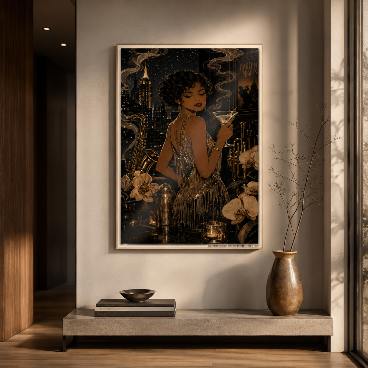 Art Deco Cocktail Poster