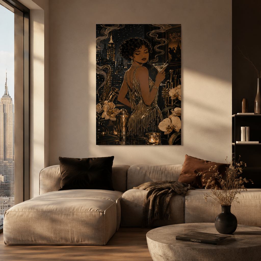 Art Deco Cocktail Poster