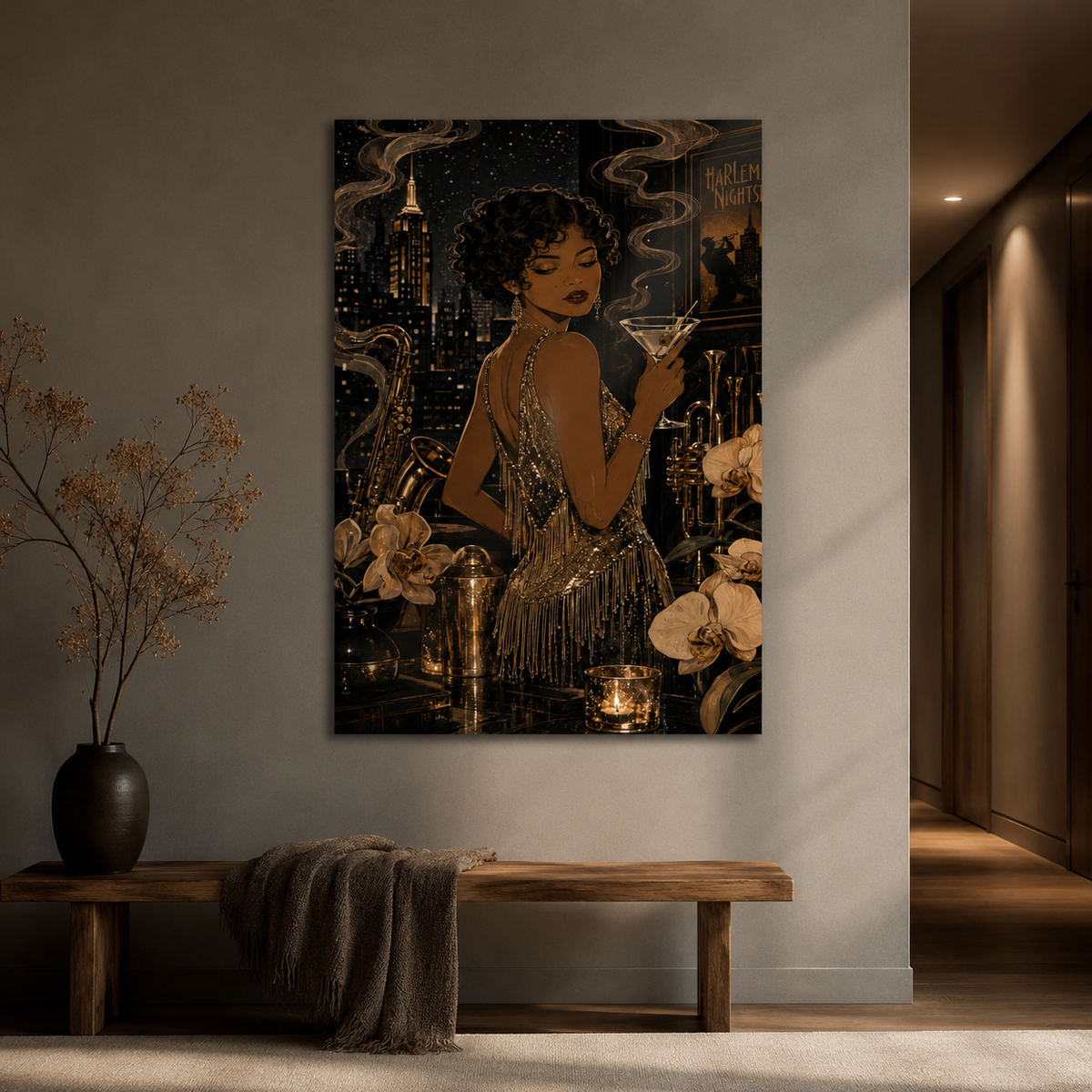 Art Deco Cocktail Poster