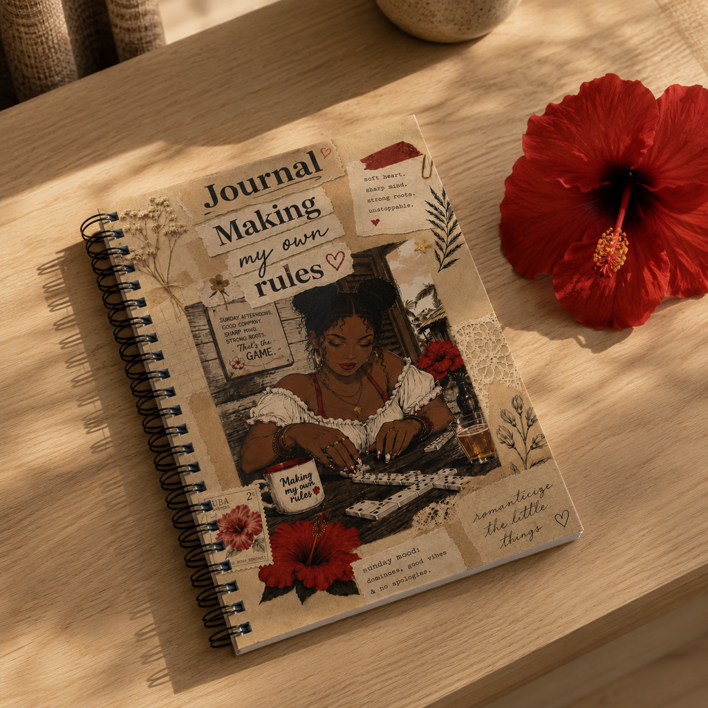 Spiral Notebook — "Journal: Making My Own Rules" Ruled Lined Journal