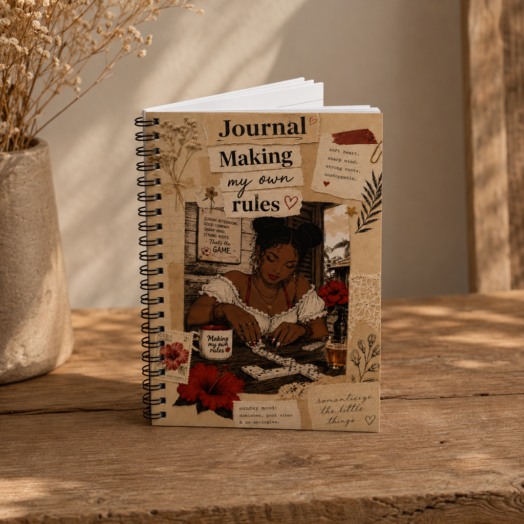 Spiral Notebook — "Journal: Making My Own Rules" Ruled Lined Journal