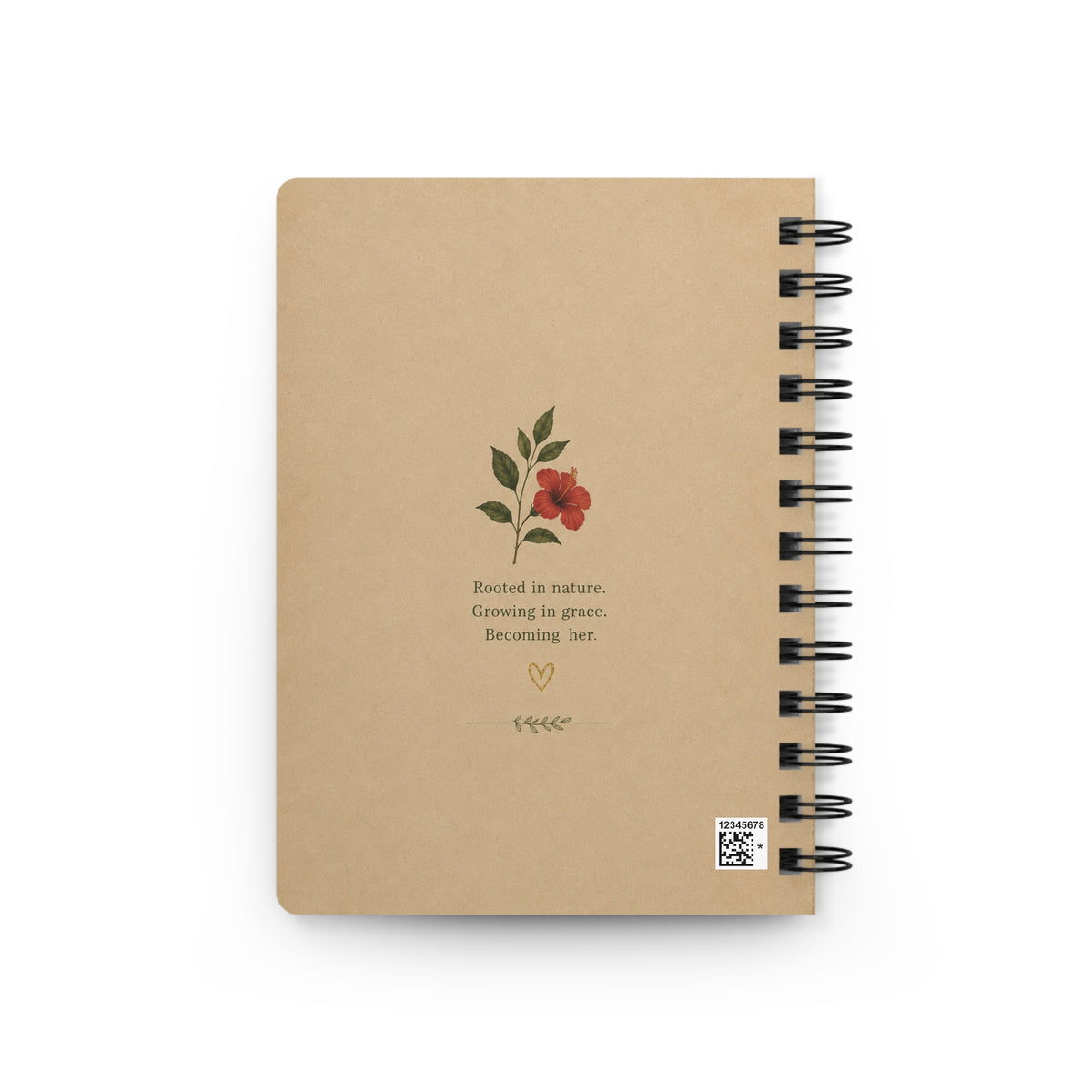 Botanical Journal Spiral Notebook — Plant Lover's Garden Journal