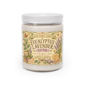 Eucalyptus Lavender Herb Soy Candle — 9oz Scented Jar (Calm • Relax • Balance)