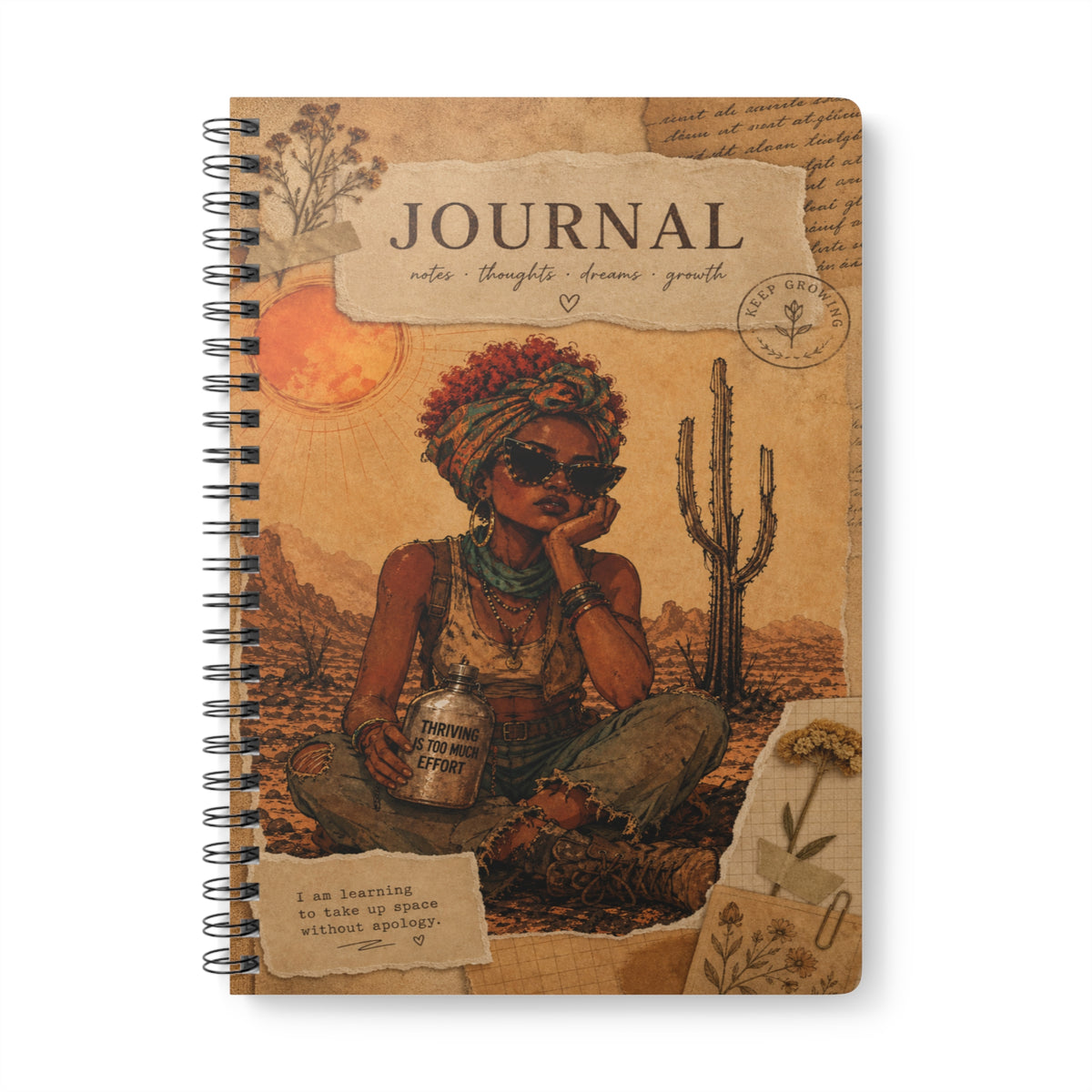 Desert Muse Journal — Wirobound A5 Softcover Notebook