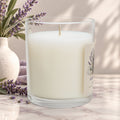 White Sage + Lavender Glass Candle — Herbal Calm Aromatherapy Candle (11 oz)