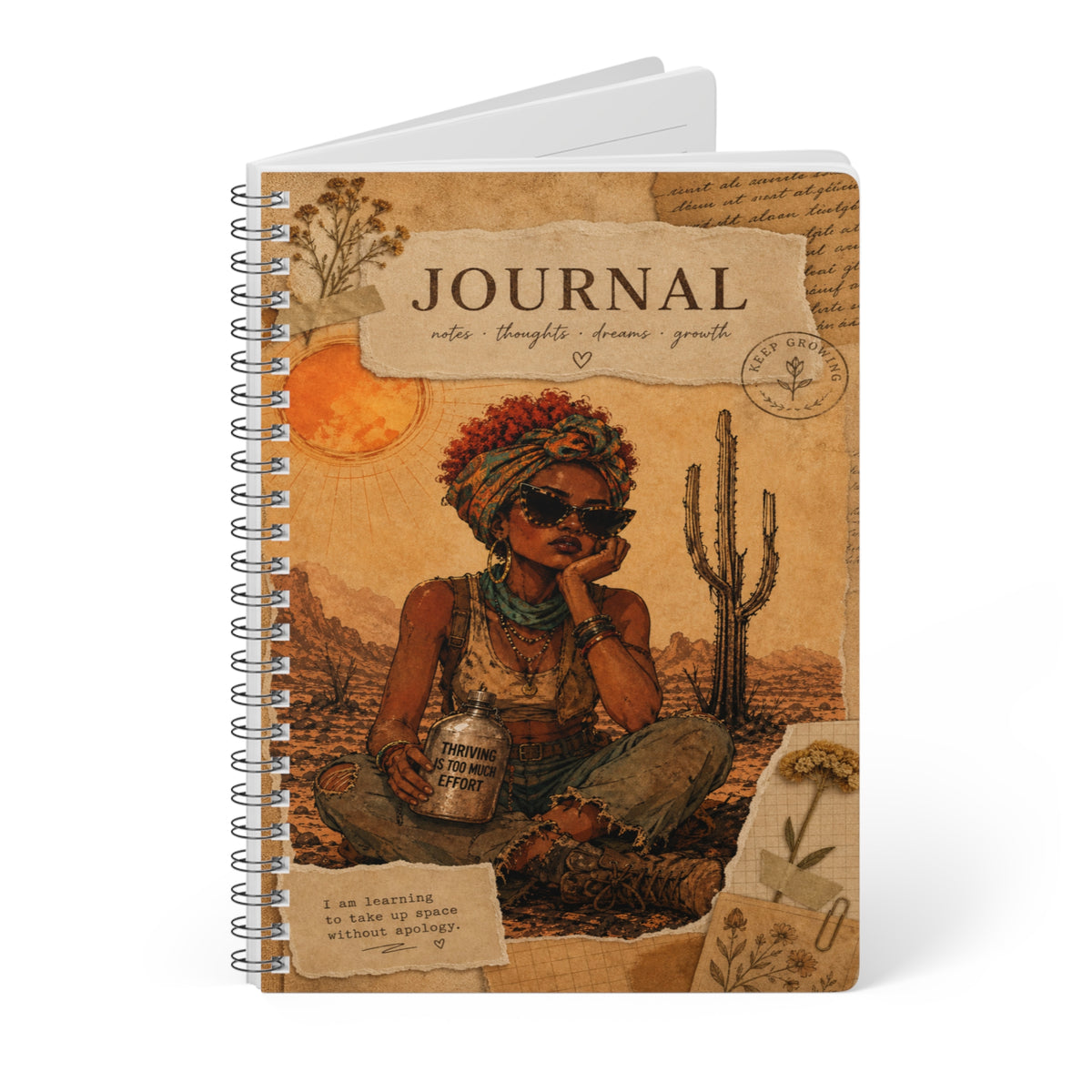 Desert Muse Journal — Wirobound A5 Softcover Notebook
