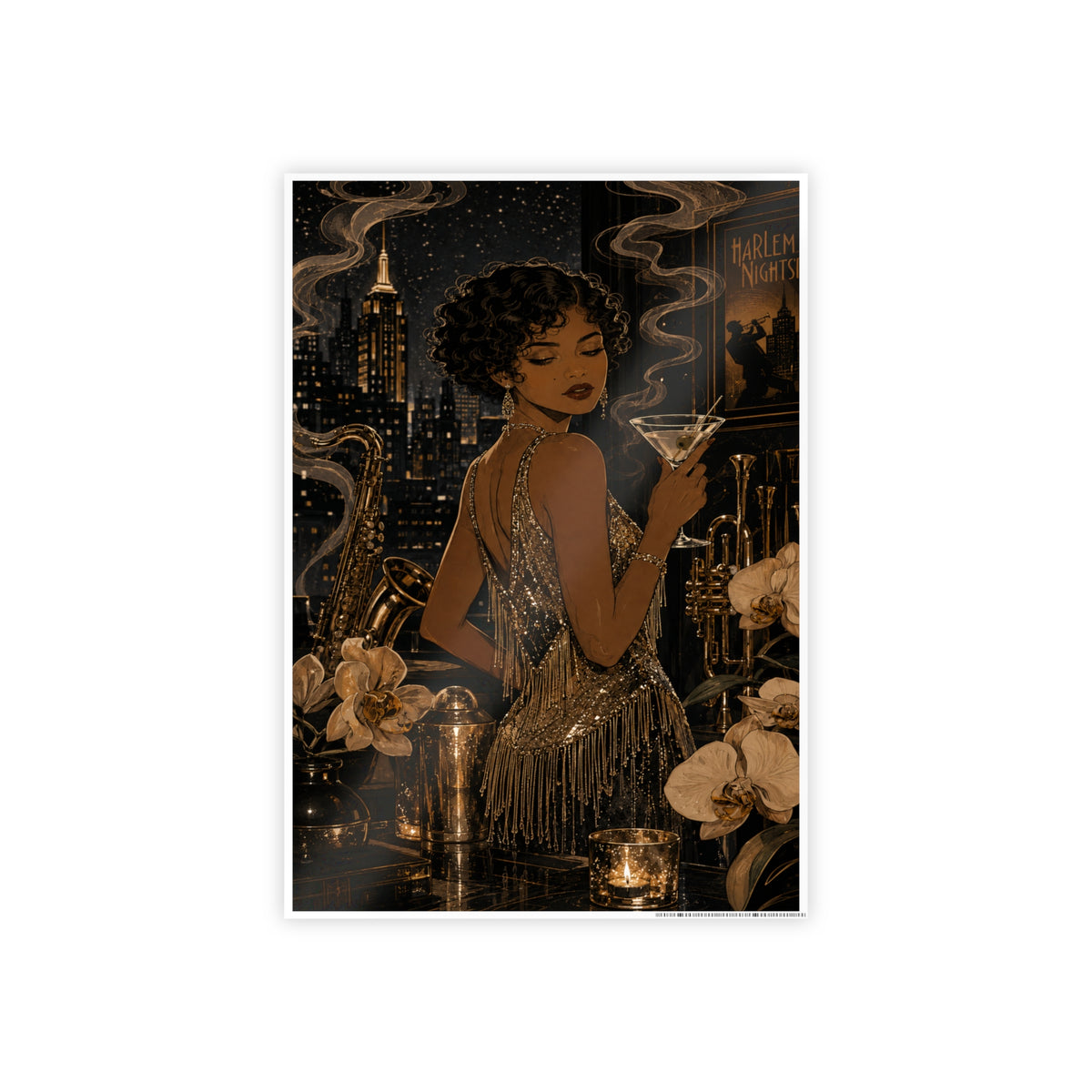 Art Deco Cocktail Poster