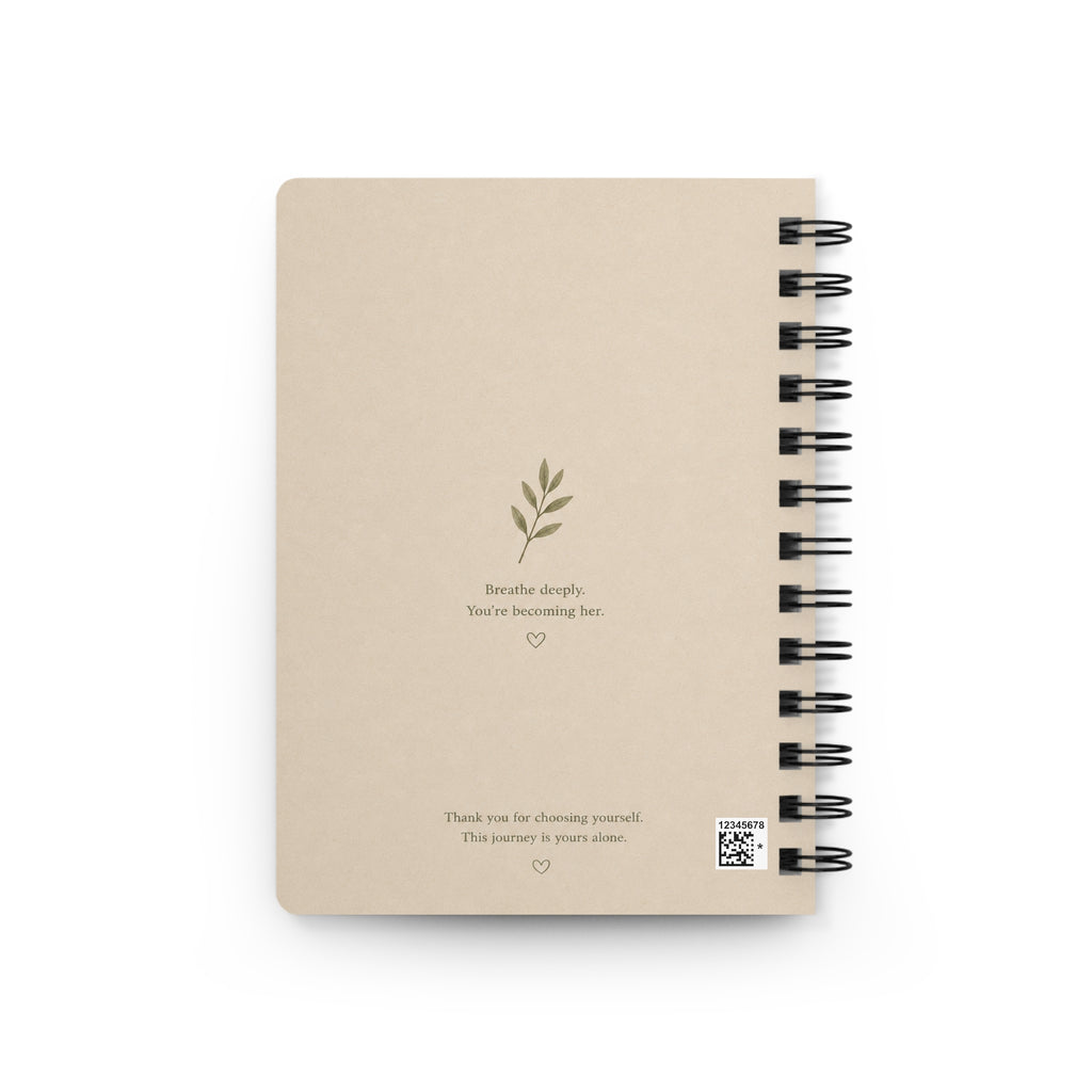 Cozy Self-Care Collage Spiral Bound Journal | Gratitude Notebook | Relaxing Aesthetic